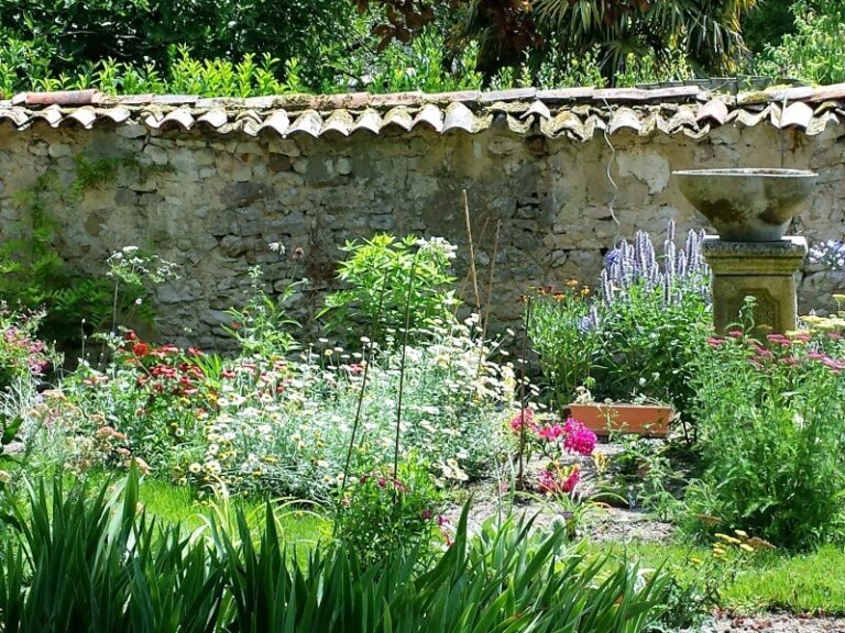 le jardin , la maison de l'ambassadeur chambre d'hôte de charme à saint jean d'angely